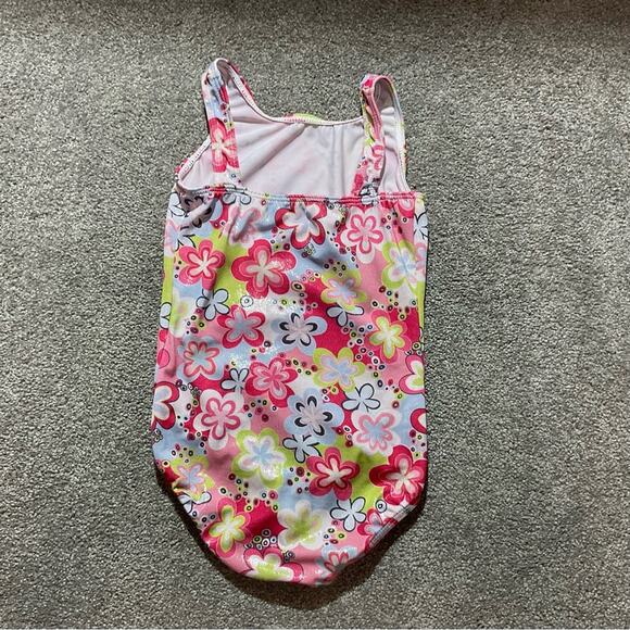 GK Elite Flower Gymnastics Leotard Small - Picture 6 of 6
